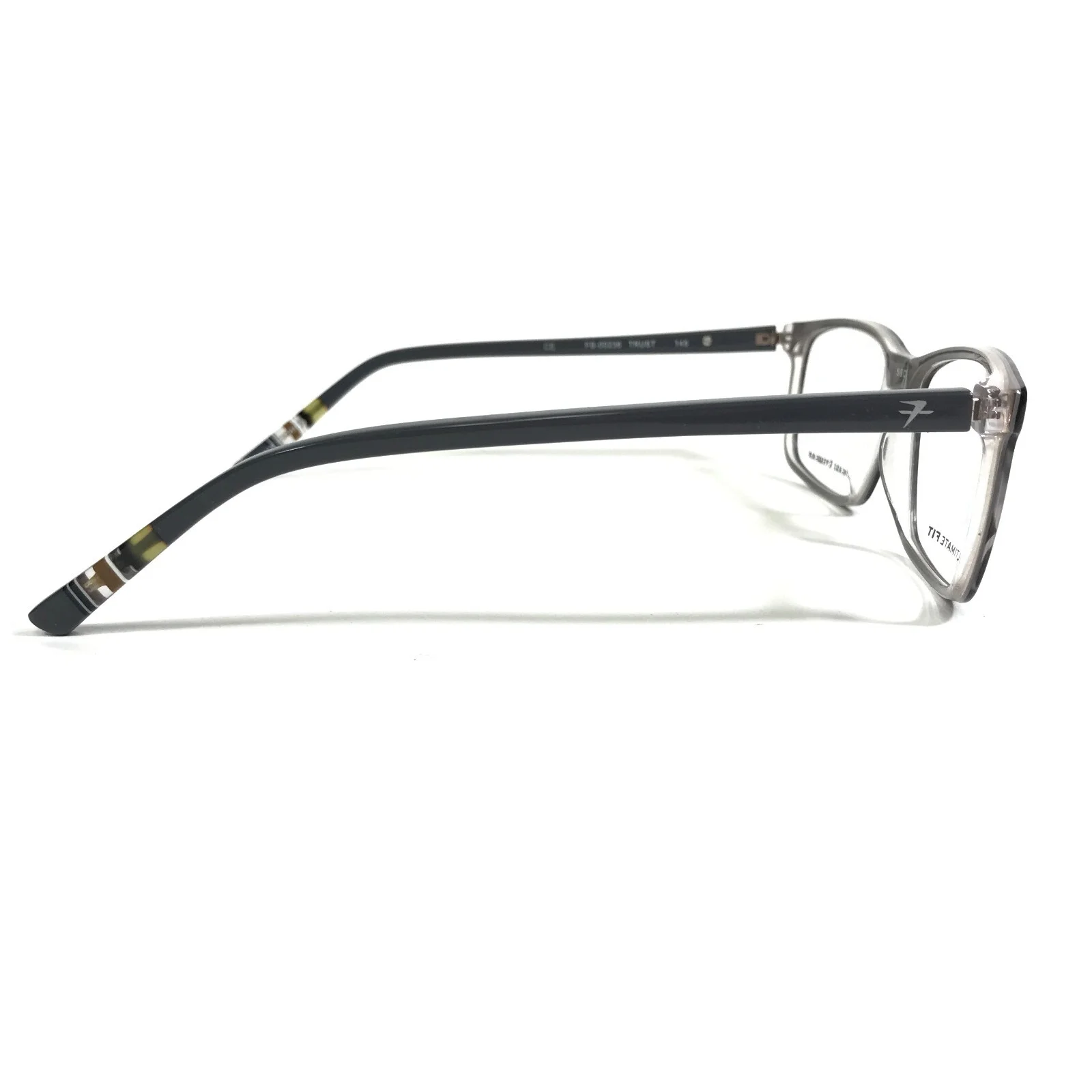 Fatheadz FB-00236 TRUST Eyeglasses Frames Black Grey Rectangular 59-16-145 3