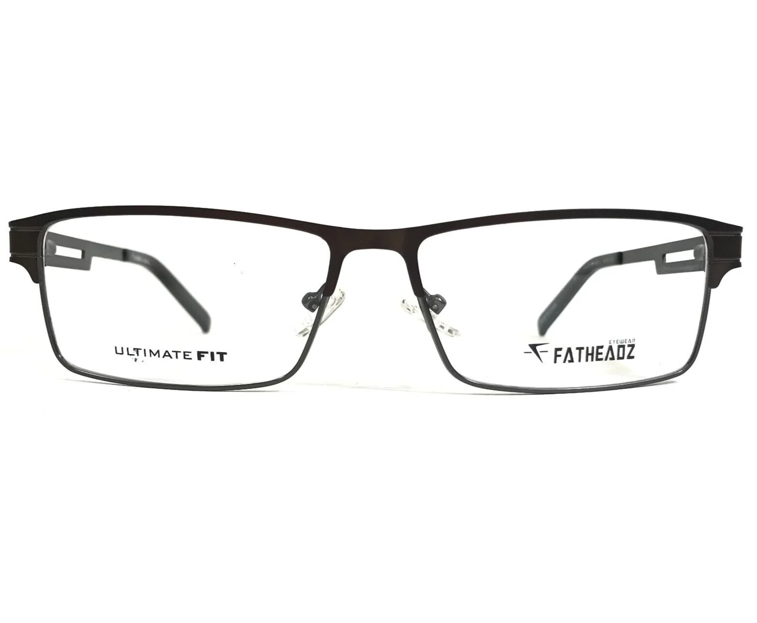 Fatheadz Large Eyeglasses Frames FH-00196 Andy J Black Brown 62-16-150