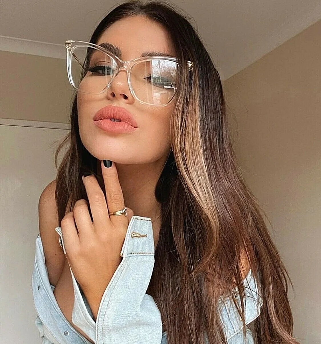 FEARLESS Women Eyeglasses CAT EYE Clear Lens Shadz Metal ARMS GAFAS Oversized 4