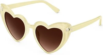 FEISEDY Vintage Heart Shaped Sunglasses Women Stylish Love Eyeglasses B2421-P1