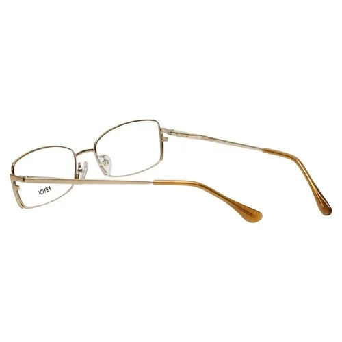 Fendi Authentic Designer Reading Glasses F960-714-52 mm Gold Metal Full Rim 4