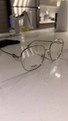 FENDI Eyeglasses New Large Gold FE50021U 010 56 16 140