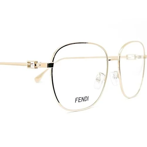 FENDI Eyeglasses New Large Gold FE50021U 010 56 16 140 2
