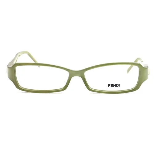 Fendi Eyeglasses Women Green Frames Rectangle 53 13 135 F886R 316 3