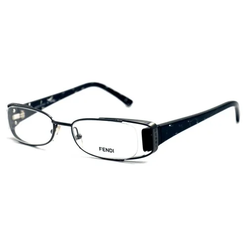 Fendi Eyeglasses Women Gunmetal/Black Frames Oval 50 17 135 F764 007 Oval