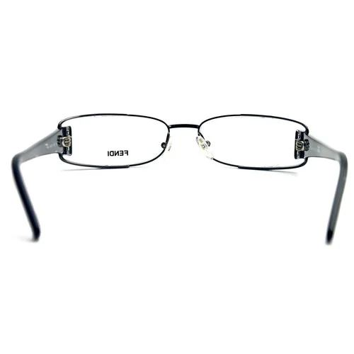 Fendi Eyeglasses Women Gunmetal/Black Frames Oval 50 17 135 F764 007 Oval 4