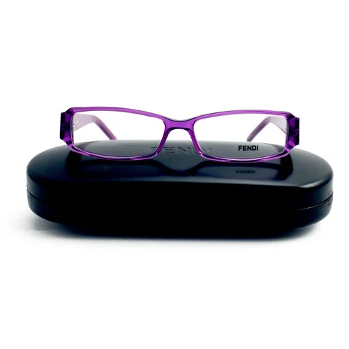 Fendi Eyeglasses Women Purple Frames Rectangle 51 14 140 F664 536 2