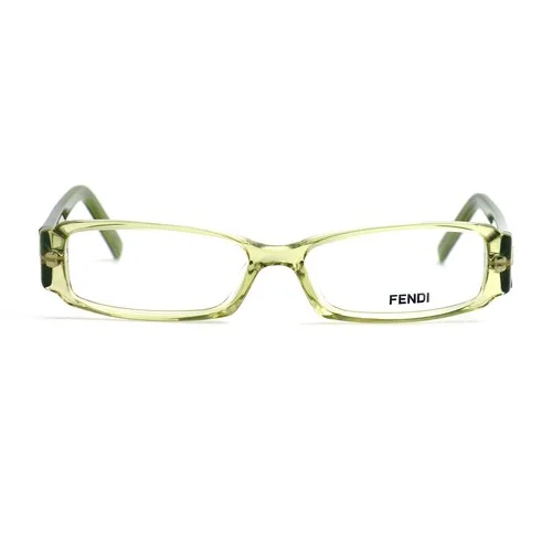 Fendi Eyeglasses Womens Clear Green Frames Rectangle 50 14 135 F891 315 3