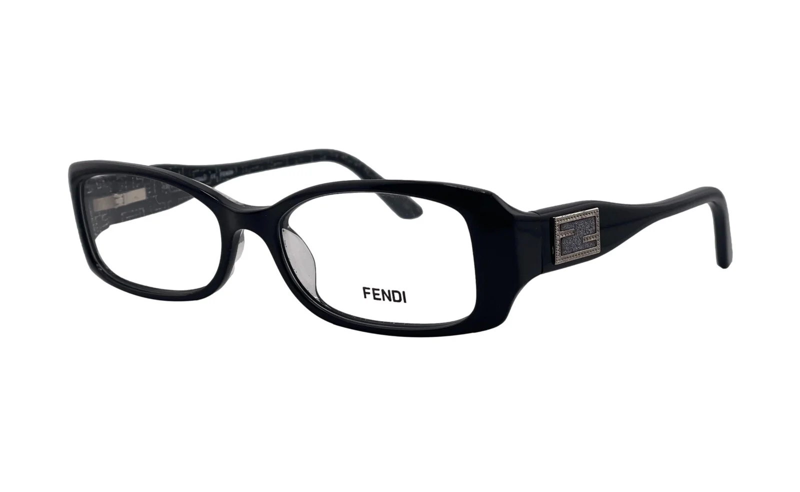 Fendi F884 Black Rectangle Women