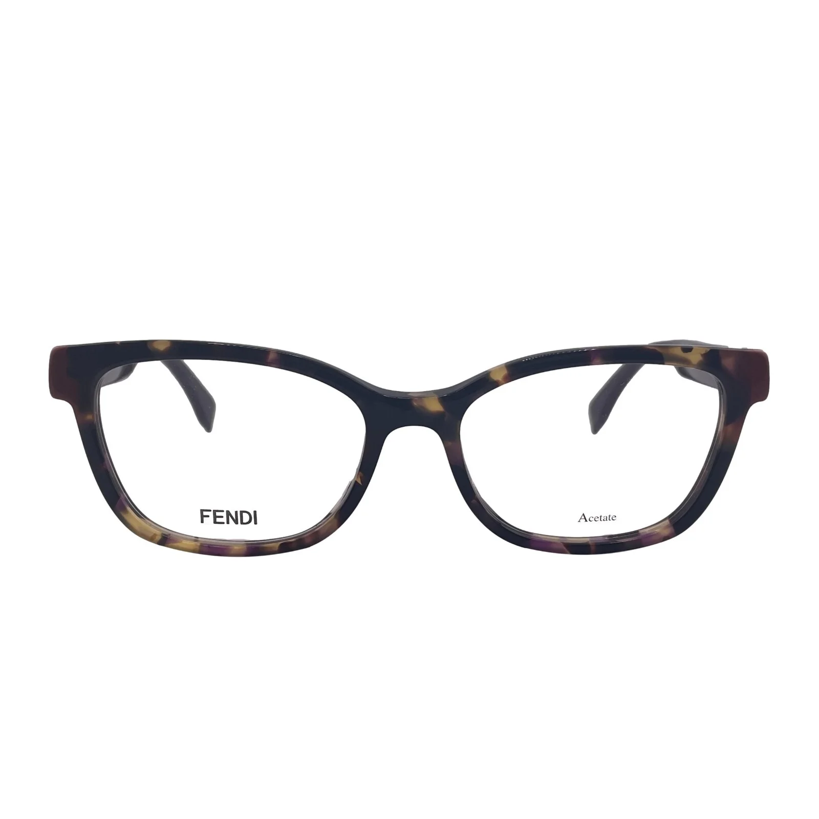 Fendi FF 0130 Havana Plum Eyeglasses Frames 51mm 17mm 135mm