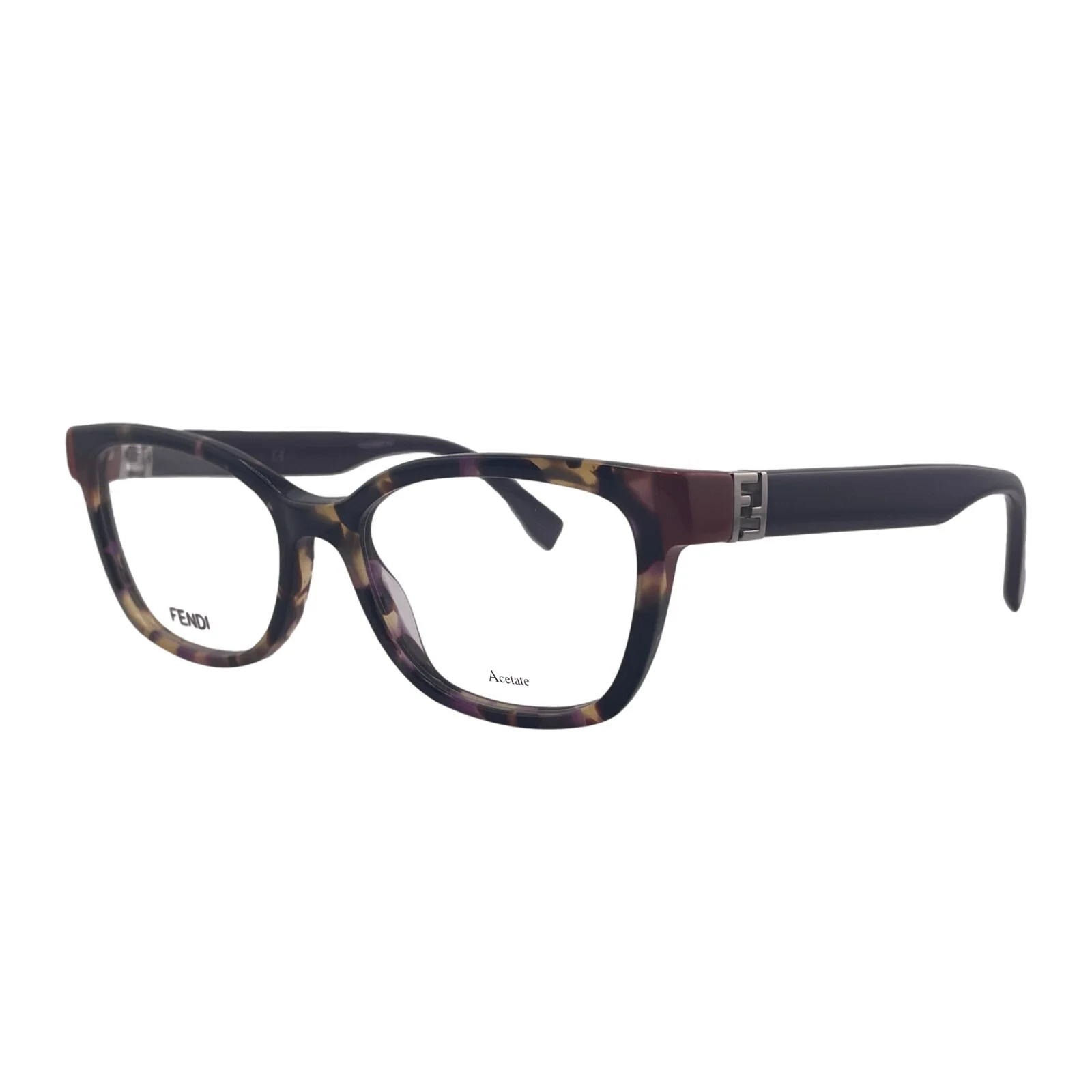 Fendi FF 0130 Havana Plum Eyeglasses Frames 51mm 17mm 135mm 2