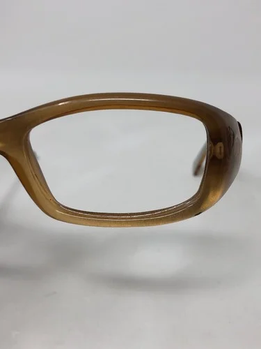 FENDI “STRAW” FS225 Sunglasses Frame Italy 53-18-130 Beige Crystal DQ64 4