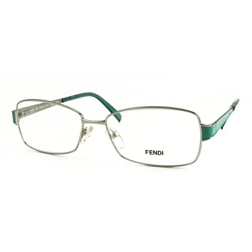 Fendi Women Eyeglasses FF1041 045 Silver/Turquoise 54 15 135 Frames Square