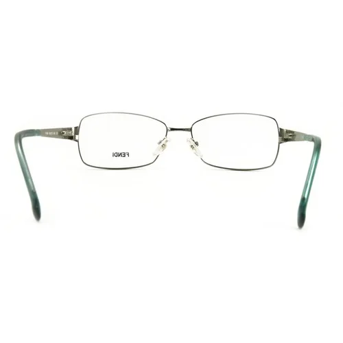 Fendi Women Eyeglasses FF1041 045 Silver/Turquoise 54 15 135 Frames Square 4