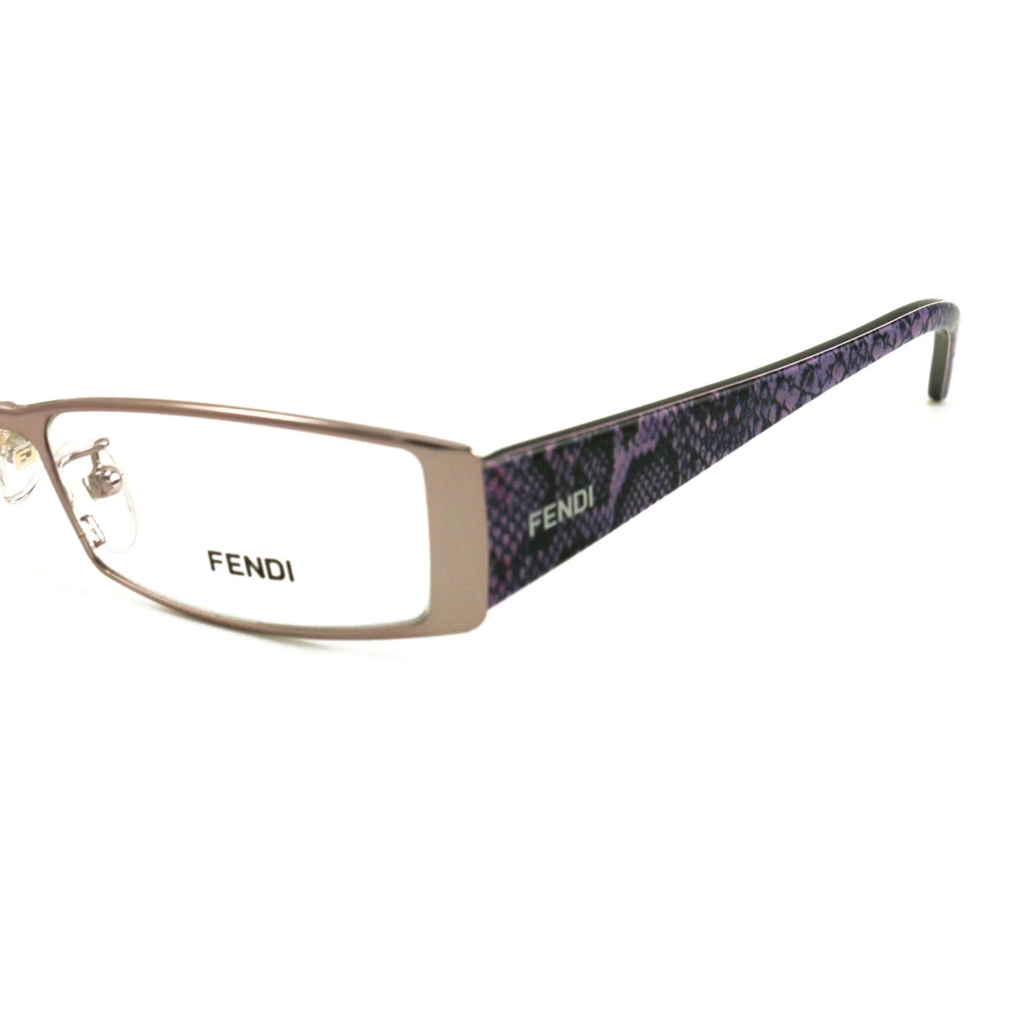Fendi Women Eyeglasses FF879 688 Purple 52 16 135 Frames Rectangle 2