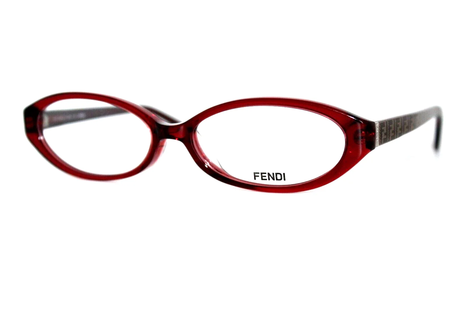 FENDI WOMENS F836J 639 BORDEAUX OVAL EYEGLASSES FRAMES 53 x 15 x 140