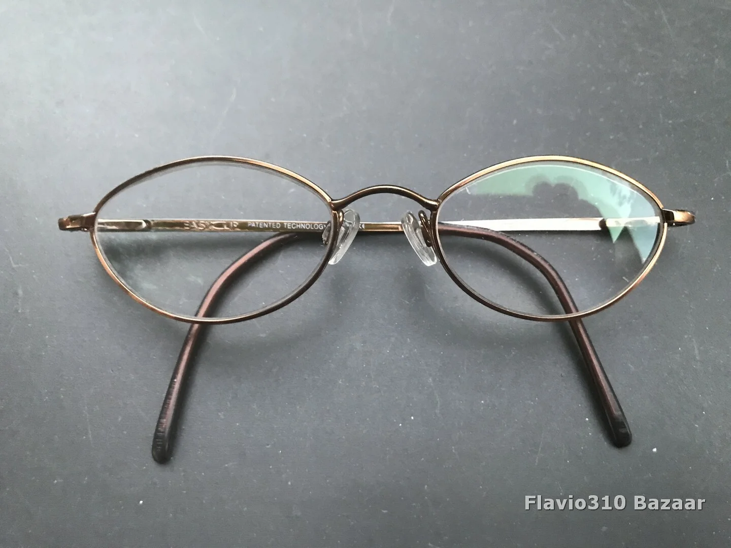 Fergani Easy Clip metal frames eyeglass sunglasses 892 brown Magnetic 48 19 140
