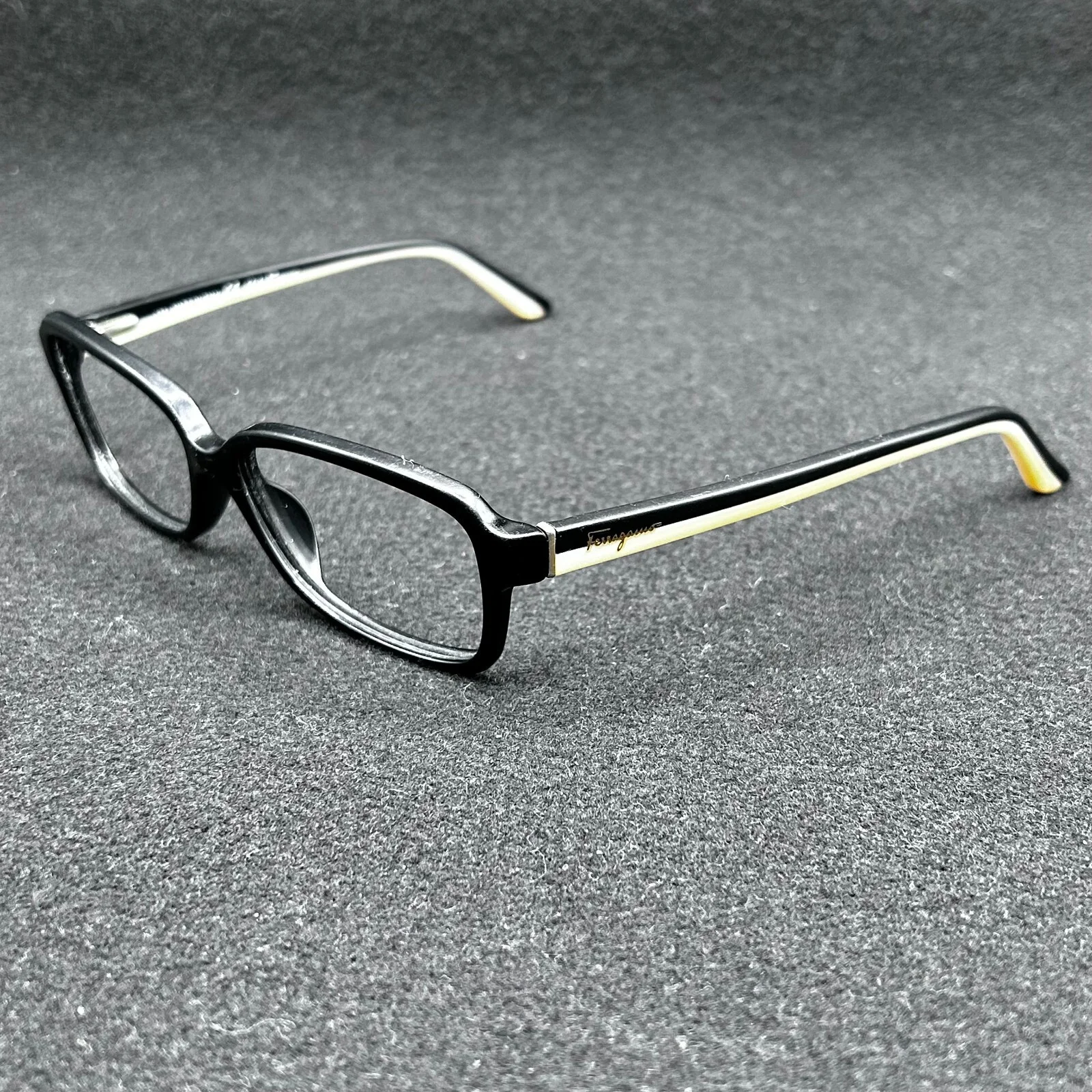 Ferragamo Eyeglasses Frame Model SF2680 Two-tone 54-14-135 Italy Used