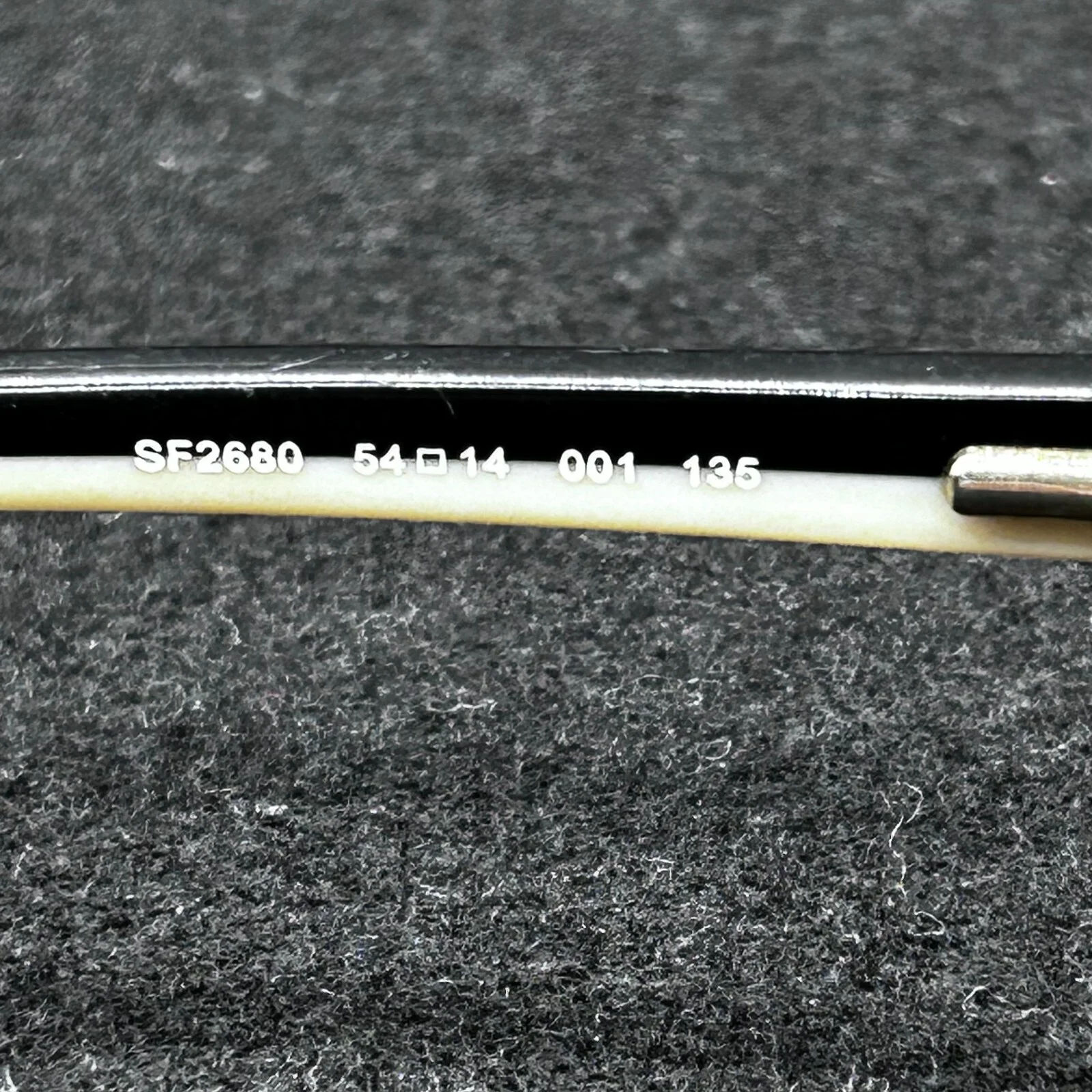 Ferragamo Eyeglasses Frame Model SF2680 Two-tone 54-14-135 Italy Used 4