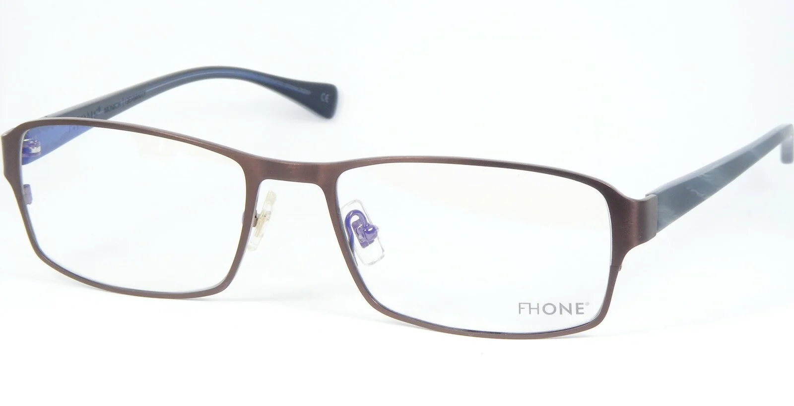 FHONE AJ POR PURPLE-ORANGE EYEGLASSES GLASSES TITANIUM FRAME 56-18-142mm Germany