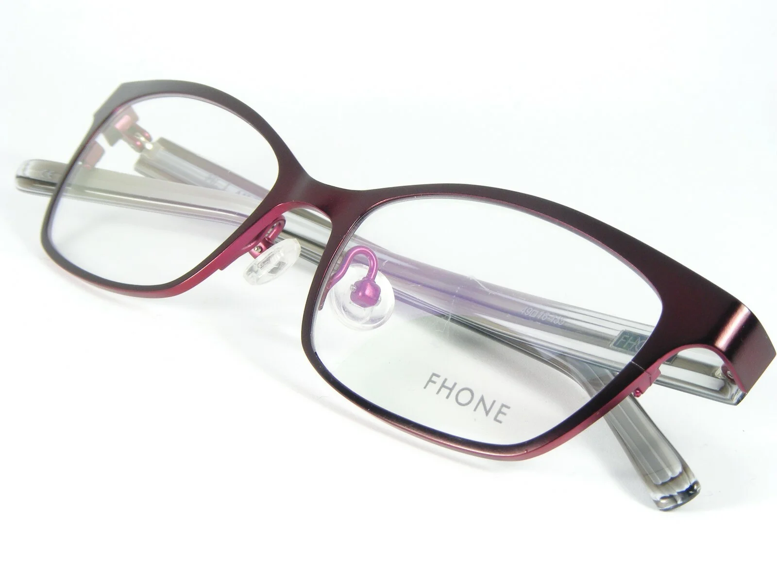 FHONE THE SHERRITT BDX2 BORDEAUX EYEGLASSES GLASSES FRAME 49-16-135mm Germany 4