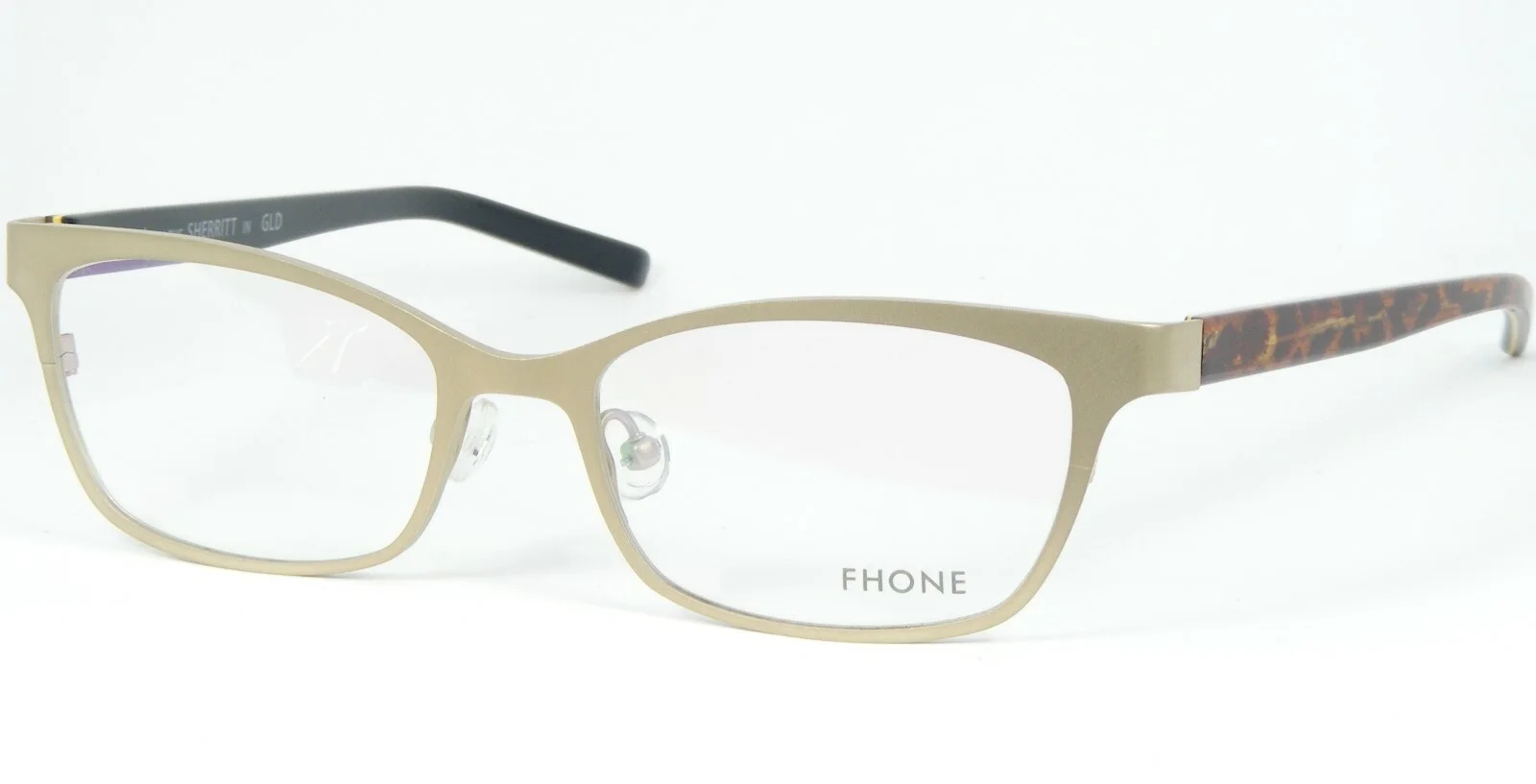 FHONE THE SHERRITT GLD GOLD EYEGLASSES GLASSES METAL FRAME 49-16-135mm Germany
