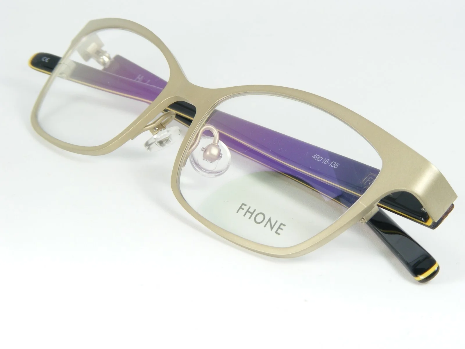 FHONE THE SHERRITT GLD GOLD EYEGLASSES GLASSES METAL FRAME 49-16-135mm Germany 4