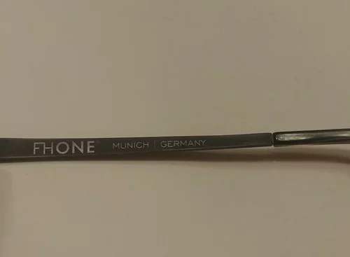 FHONE Titanum 52[]15 140 Eyeglasses Frame Munich Germany Gray 4