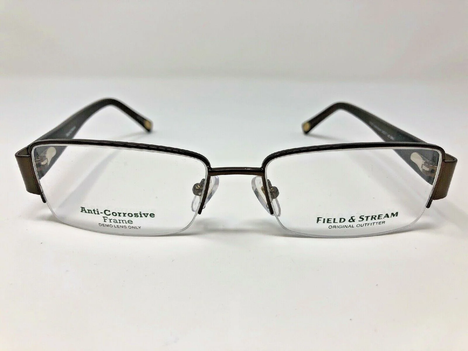 Field & Stream FS027 BRN Eyeglasses Frame 54-17-140 Brown Metal/Plastic 9457