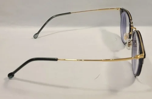 firmoo 5954 eyeglass frame in green and gold 49 22 145 with demo lens 3