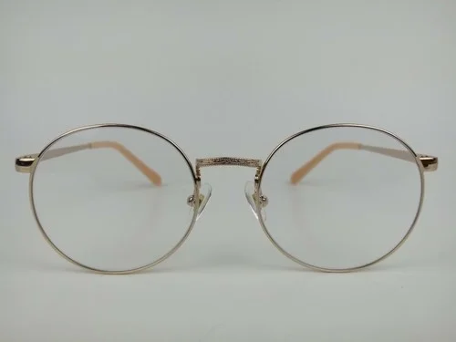 Firmoo Eyeglasses Frame OBU 3001A 51 20 143mm Round Gold Ornate Metal Bridge 2