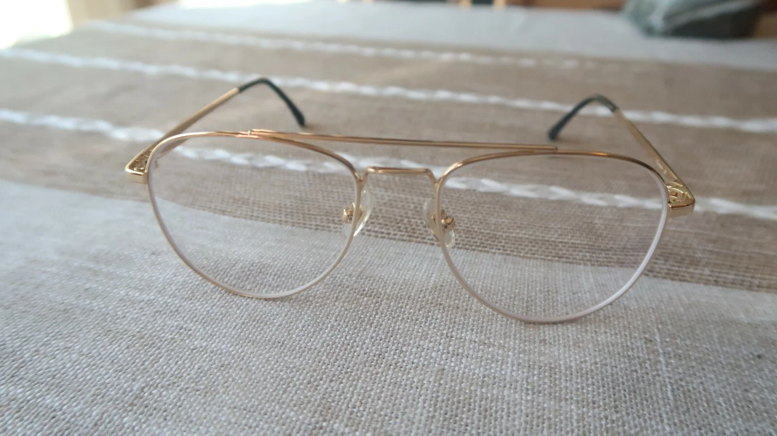 Firmoo Optical Gold Glasses Frames Only No Lenses YSL1230 50-20-138 2