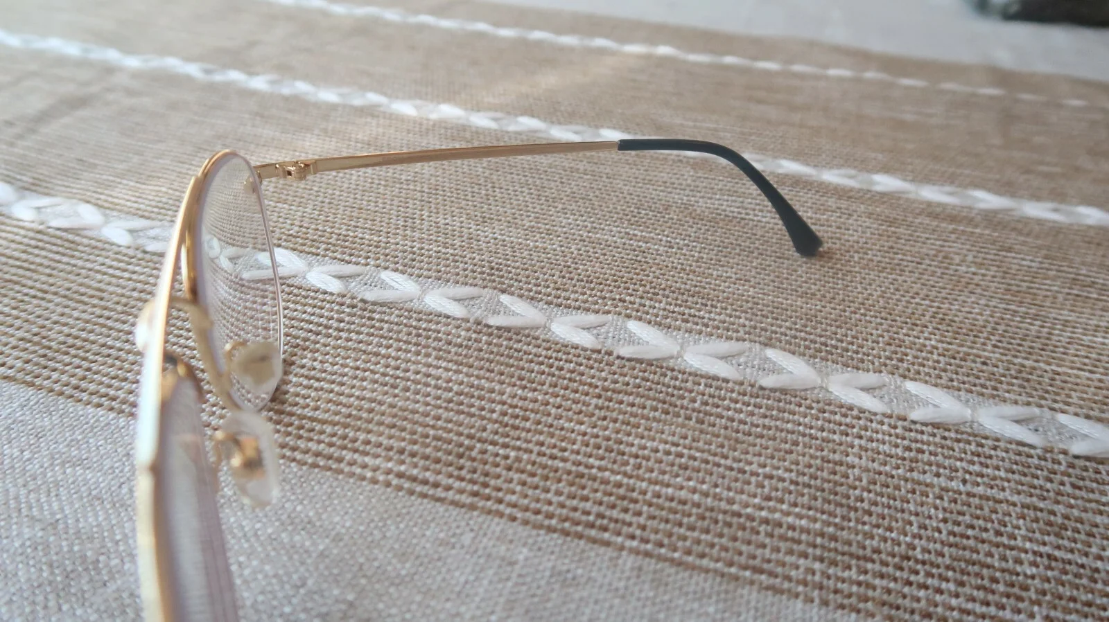 Firmoo Optical Gold Glasses Frames Only No Lenses YSL1230 50-20-138 4