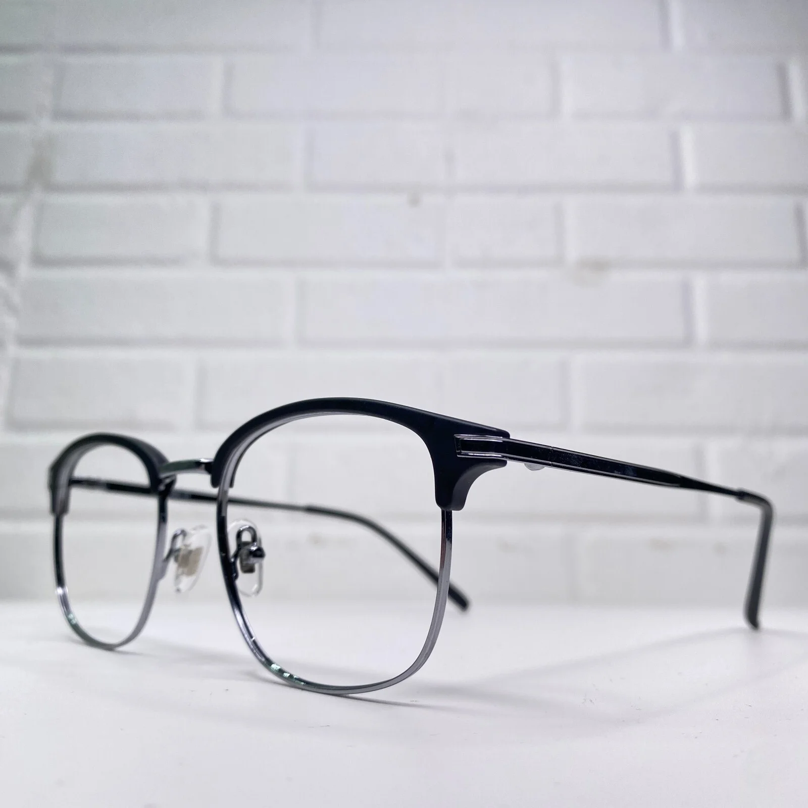 Firmoo S947 c8 Eyeglasses Frames Womens Full Rim Metal Plastic 51-18-140 21813 2