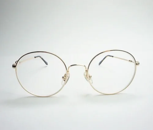 firmoo YSL366 Eyeglasses Glasses Optical Frame 50-20-143 C66 Full Rim Round gold 2