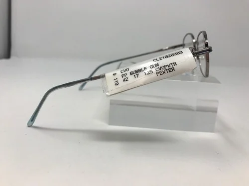 Fisher Price Bubble Gum Flex Hinge Demo Lens Pewter 42-17-125 Y86 2