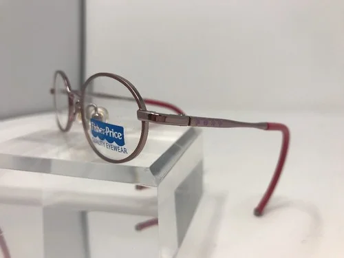 Fisher Price Cottony Candy Pink Flex Hinge Demo Lens Eyeglasses 38-15-105 W192 4