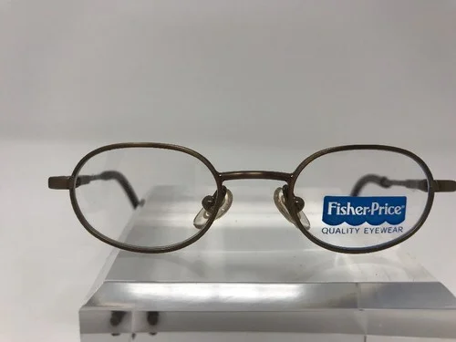Fisher Price Youth Eyewear Demo Lens Flex Hinge Peanut Bronze CE 35-16-120 I36 3