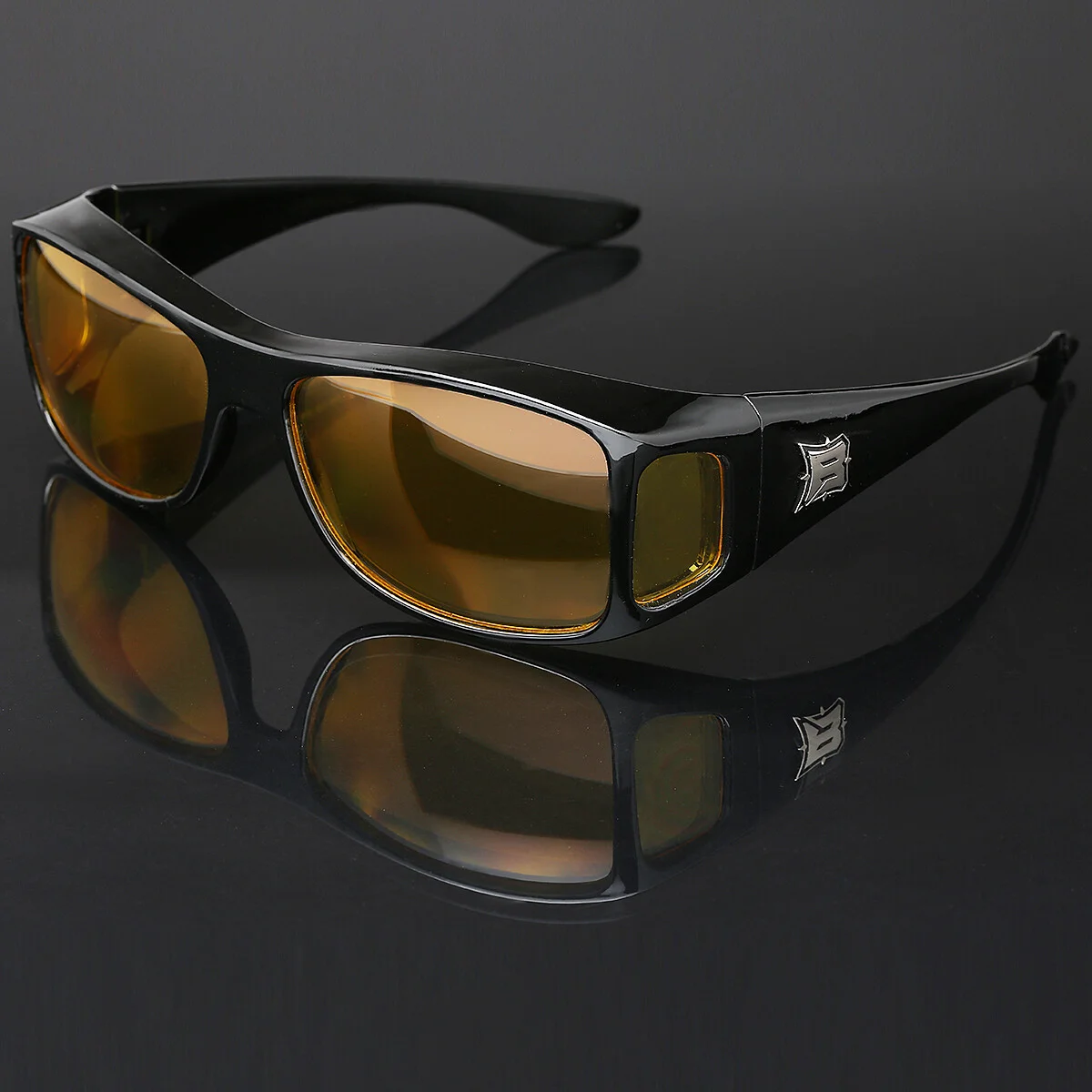 Fit Over Sunglasses with Side Shield Cover Over Prescription EyeGlasses 4