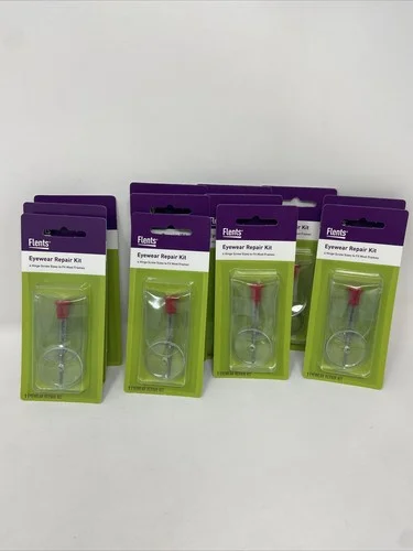 Flents Eyewear Repair Kit Lot Of 12. 4 Hinge Screw Sizes To Fit Most Frames New 4