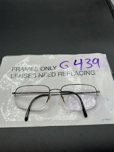 Flexon 600 By Marchon Gunmetal EyeglasseS Frames 49 18-140 with silver case
