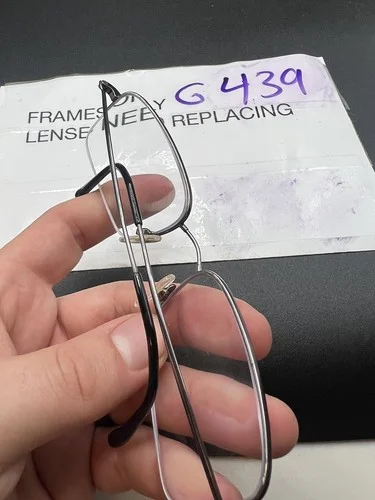 Flexon 600 By Marchon Gunmetal EyeglasseS Frames 49 18-140 with silver case 4