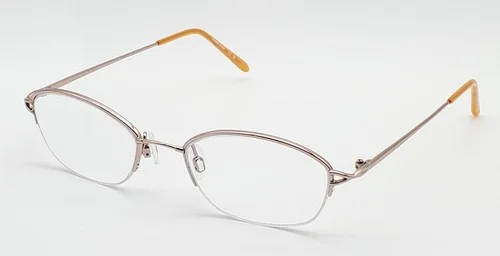 Flexon 651 blush titanium womens oval half rim 47x18 130 frames only eyeglasses 2