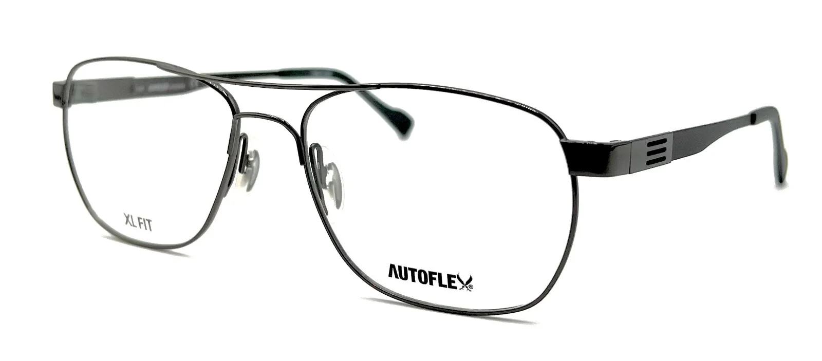 FLEXON - AUTOFLEX 113 001 57/17/145 - BLACK - NEW Authentic TITANIUM EYEGLASSES