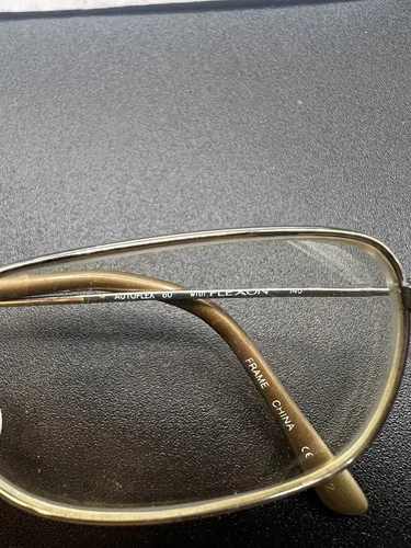 FLEXON AUTOFLEX by Marchon 60 Dark Silver Peeling Eyeglass Frames 4