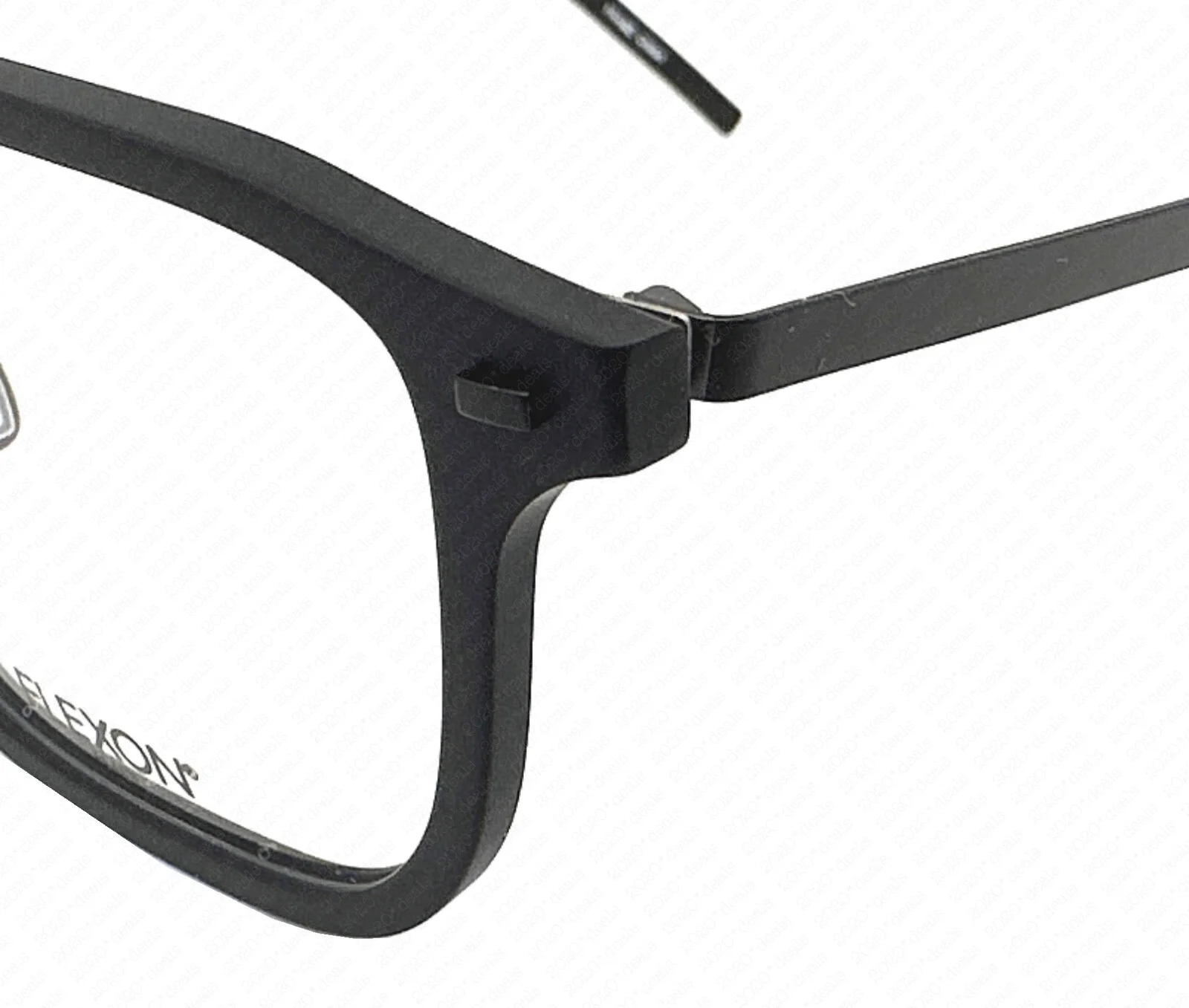 Flexon B2037 002 55mm Matte Black w/Demo Lenses Eyeglasses 55-22-145mm 4