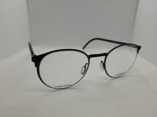 Flexon B2075 001 Eyeglasses Black 49-21-145 Flexible Titanium WITH CASE NEW 3