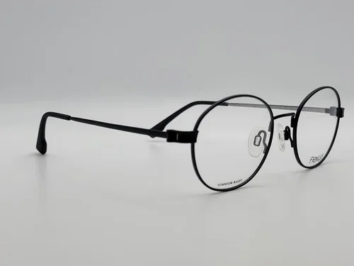 Flexon E1081 001 Mens Black Titanium Eyeglass Frames 49-19-145
