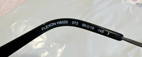 FLEXON eyeglass frames H6055 972 56 19 145. Half Rim NO LENSES 3