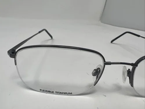FLEXON Flexible Titanium 54/19 150 Gunmetal Men’s Eyeglass Frames Z36 4
